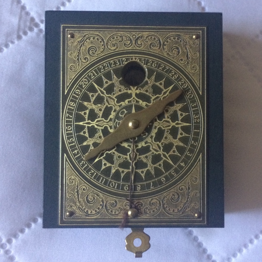 Small Gold and Green Compass